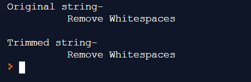 Python rstrip() Example