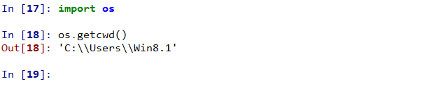 current working directory in Python