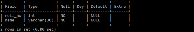 MySQL table with no primary key